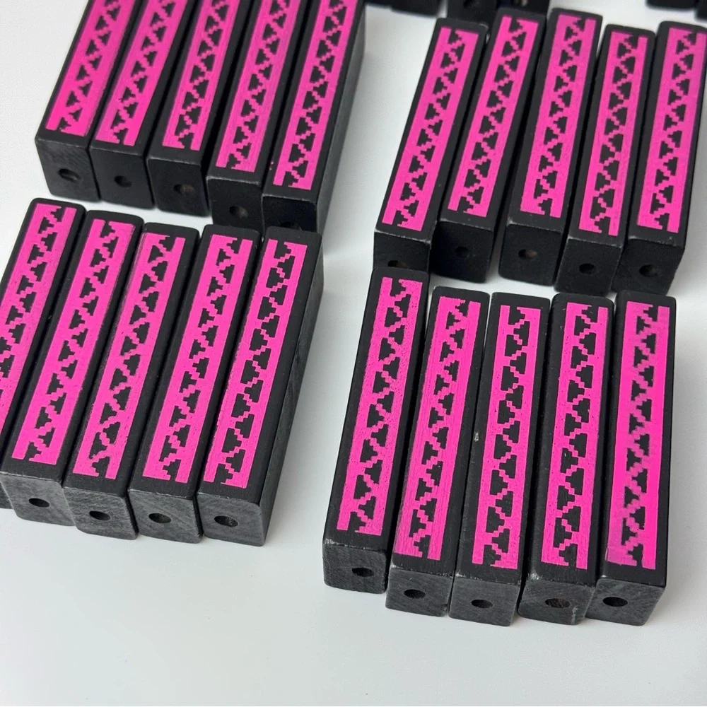 Lot of 54 Jenga Donkey Kong Blocks REPLACEMENT PARTS